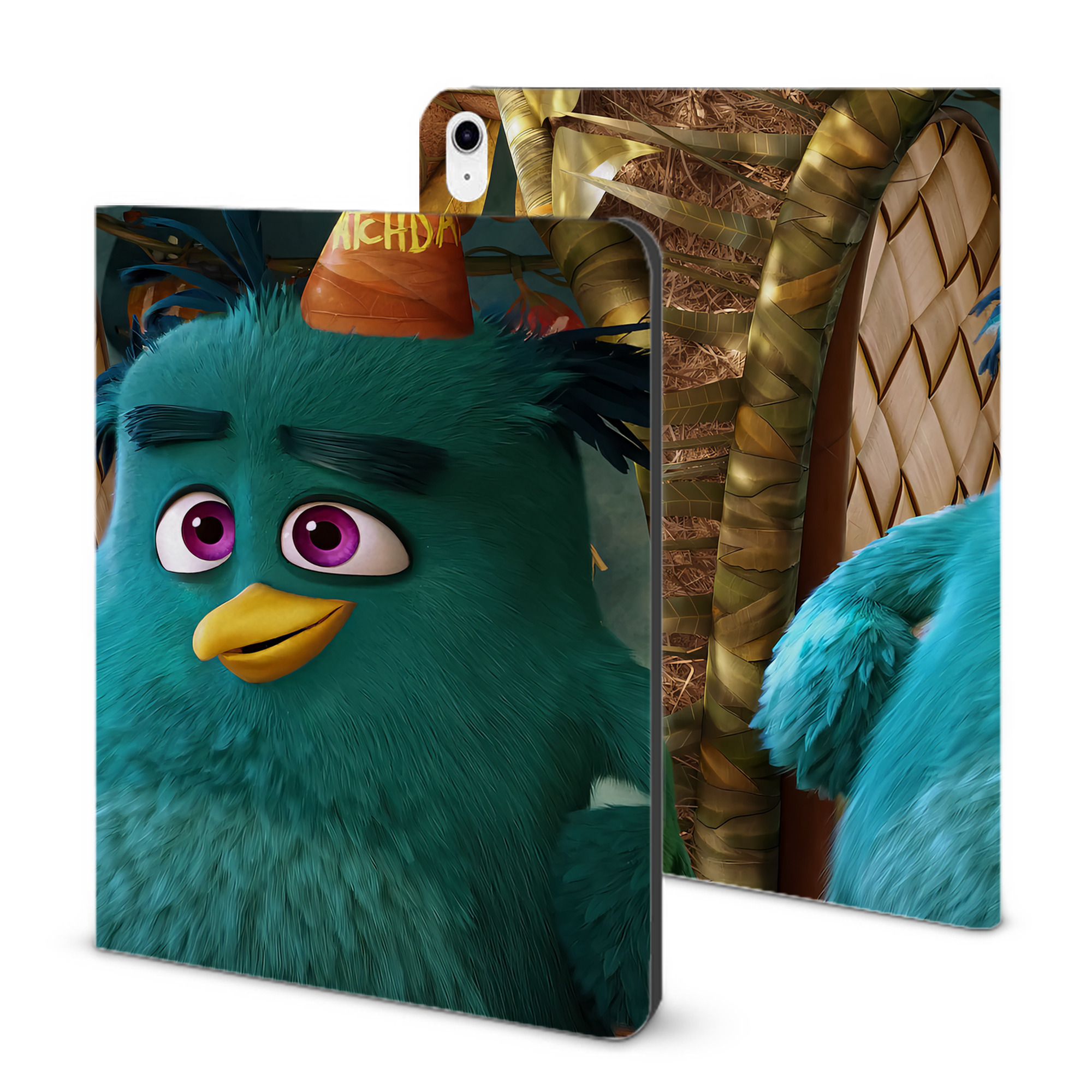 （画像用） Angry Birds アングリーバード IPad ケース ブック型 PUレザー TPU 耐衝撃 軽量 薄型 ペン収納なし 全面保護 IPad 各モデル対応